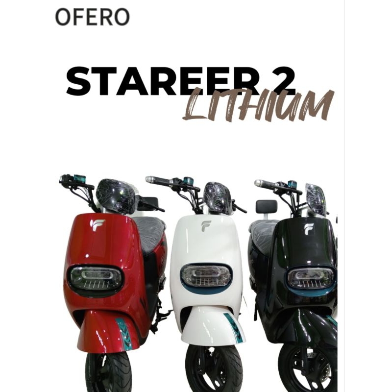 E-BIKE SEPEDA LISTRIK OFERO TIPE STAREER 2 LITHIUM || Speed up to 53km/h ||