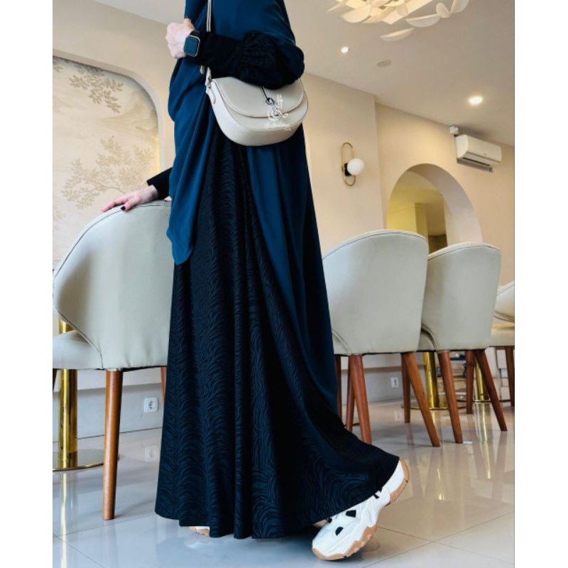 Abaya Rashiqa Al Arabian - Abaya Embos Premium - Abaya Haji Umroh