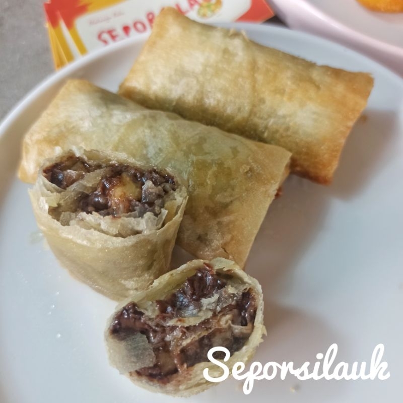 

piscok pisang cokelat