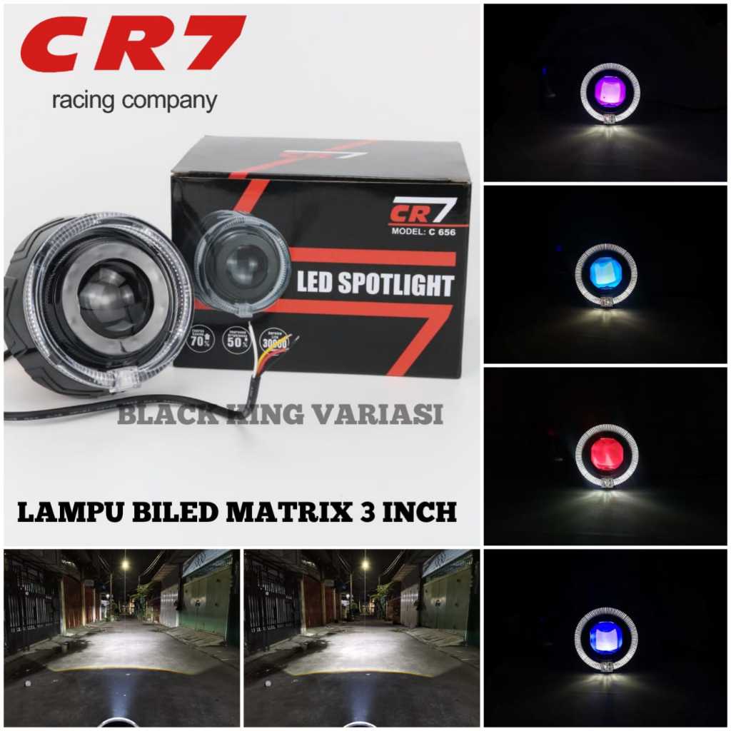 Lampu Biled Matrix 3 Inch Universal Projie Biled Matrix 3 Inch LED Projie Biled 3 inch Lampu Projie 