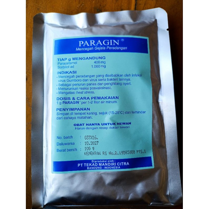PARAGIN 100 g mencegah Gejala Peradangan