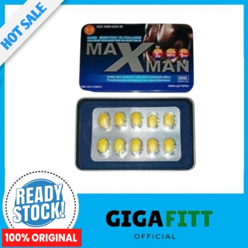 MAX MAN OBAT PENAMBAH STAMINA PRIA DEWASA ASLI ORIGINAL