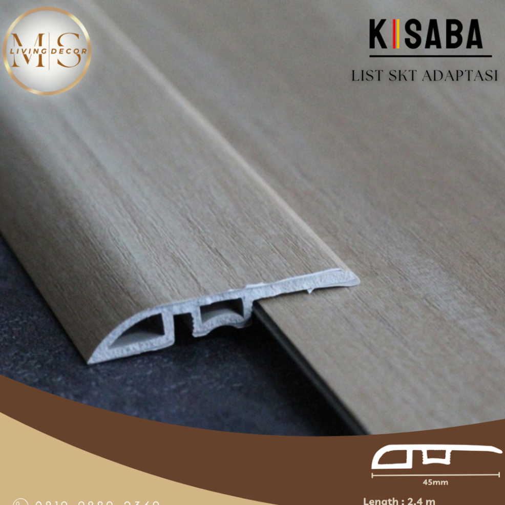 Adaptasi Vinyl / List Lantai Adaptasi Vinyl 3mm / List Lantai Adaptasi SKT KISABA