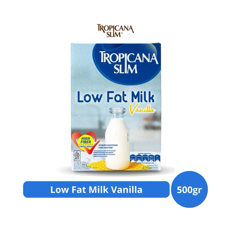 

Tropicana Slim Low Fat Milk Vanilla 500gr