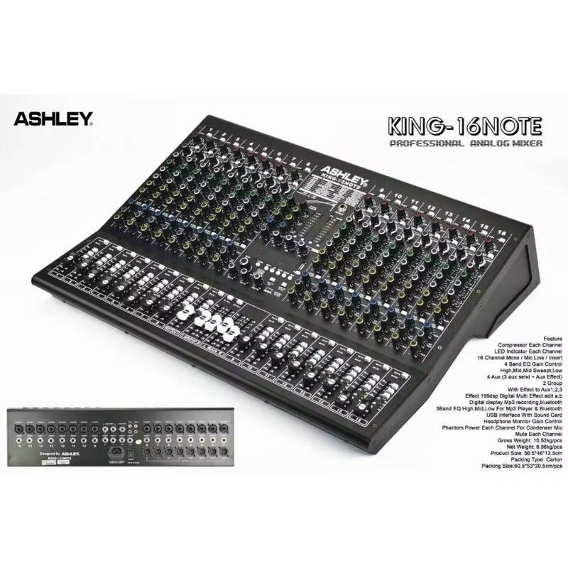 mixer ashley king 16 note king16note king16 original