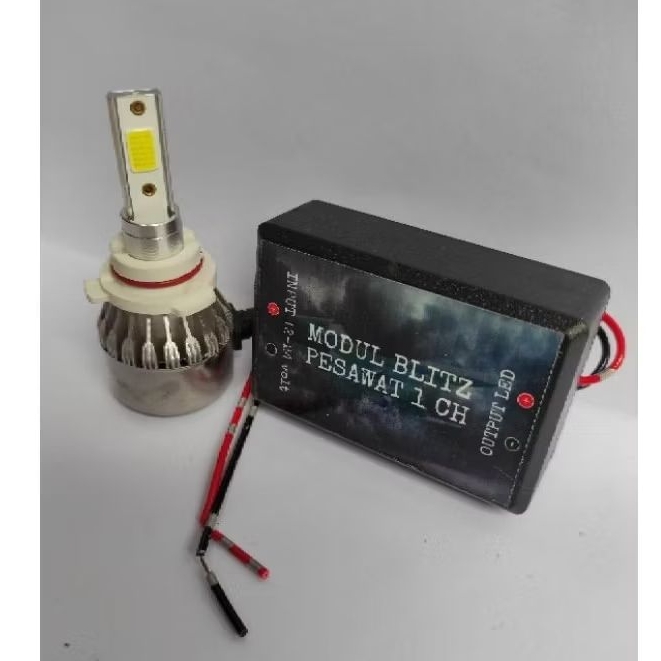 Lampu Rotary Blitz pesawat Terang - C6 12/24volt