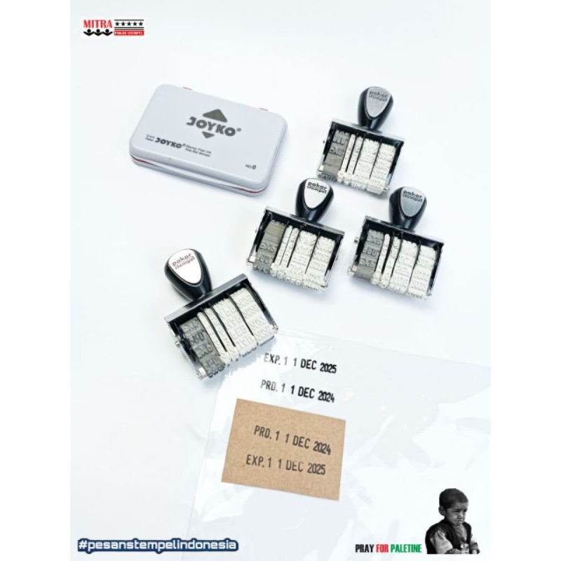 

STEMPEL KODE PRODUKSI EXP 5MM