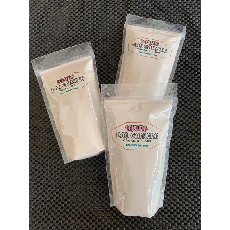 

Tepung Pati Ganyong Organic Flour Berat Bersih 200g