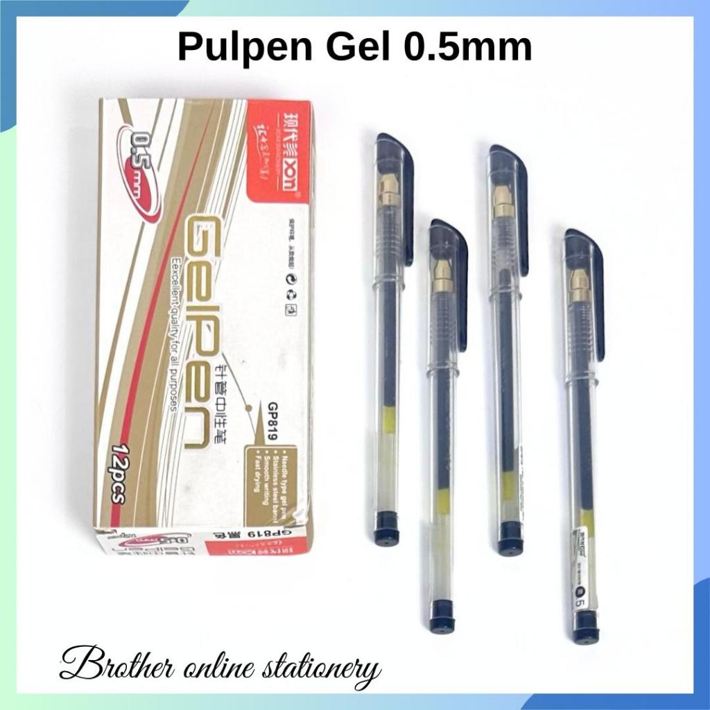 

BOS Pen Gel 0.5mm XDM GP819/ Balpen/ Pena/ Pulpen/ Ballpoint Tulis Kantor