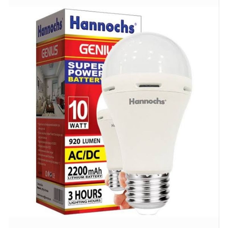 Lampu hannochs 10 watt Emergency