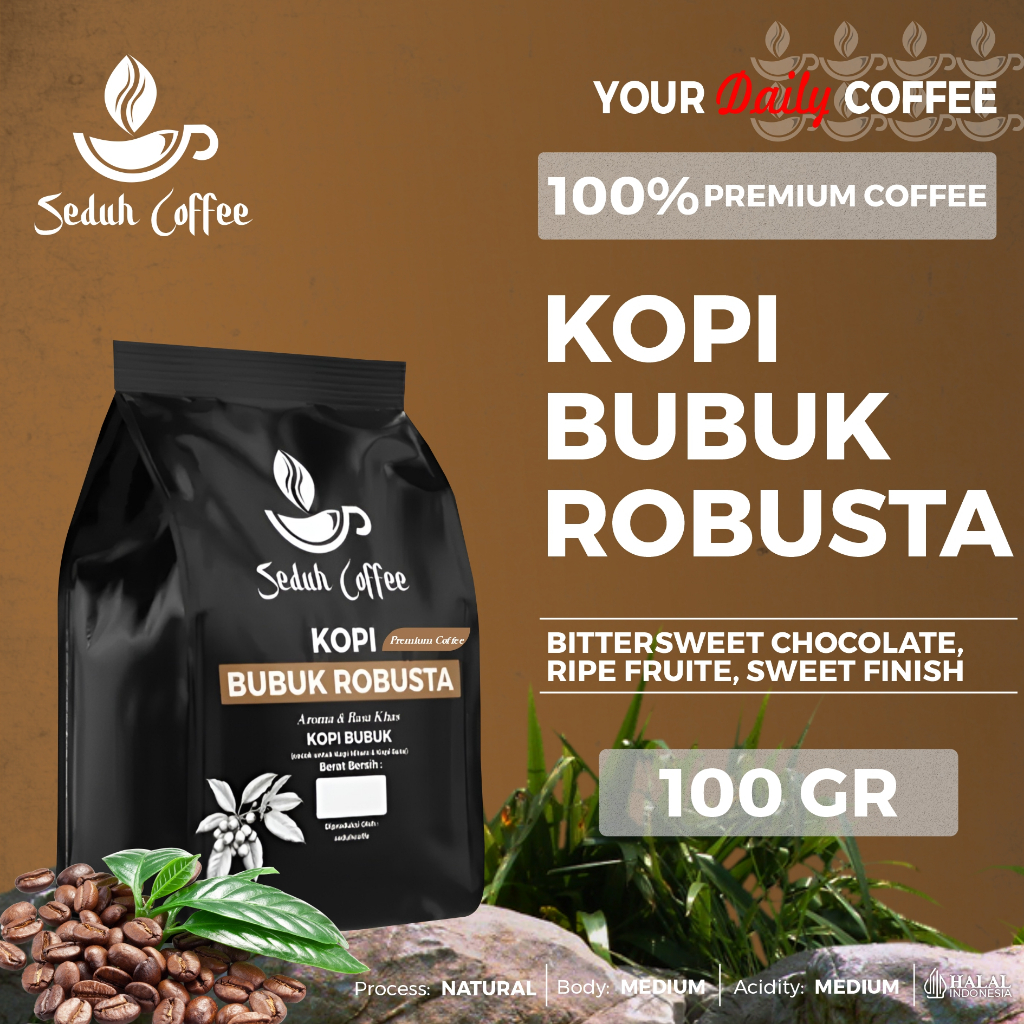 

SEDUH- Bubuk Kopi Bubuk Robusta 100gr