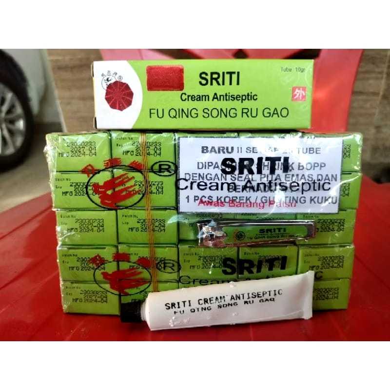 Salep Sriti Hologram Merah Asli / Salep Gatal / Salep Sriti Asli Pabrik/ SRITI cream Antiseptic (sal