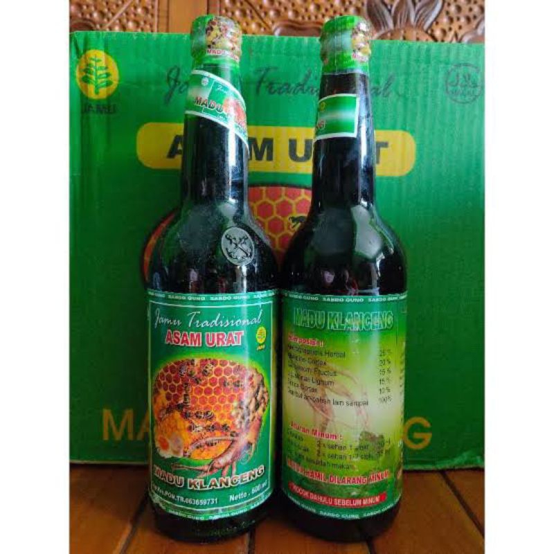 

JAMU JAWA ASLI MADU KLANCENG 600ML ASLI KEMASAN BOTOL PLASTIK