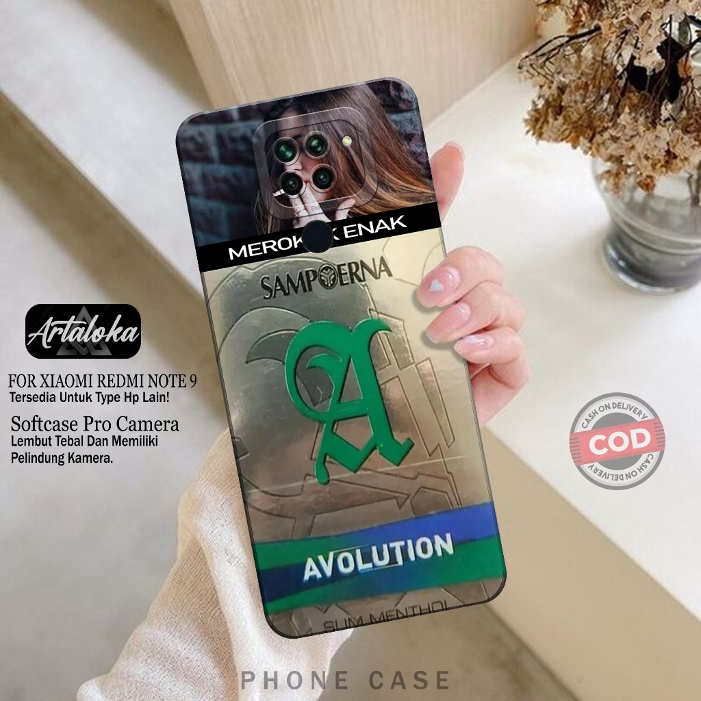 Softcase Hp Xiaomi Redmi Note 9 Fashion Case RK Case Xiaomi Redmi Note 9 Silikon TPU Pro Camera Casi