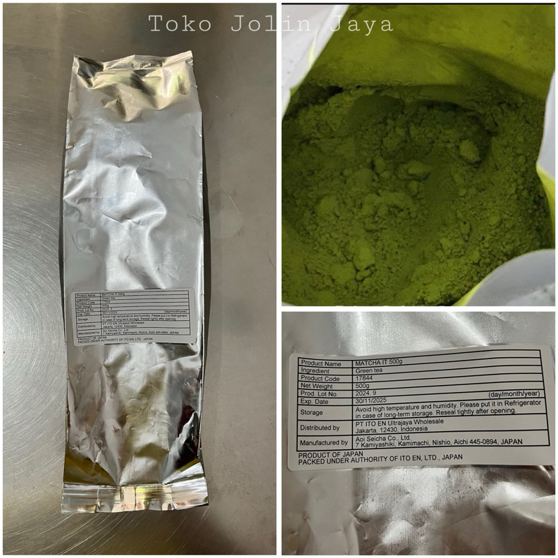 

Kemasan 500g Ito En matcha powder / bubuk matcha