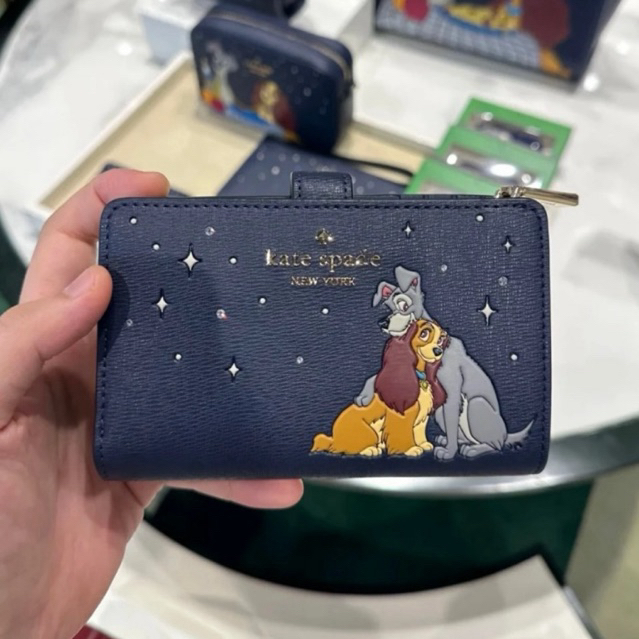 DOMPET KARTU UANG WANITA KS KH618 DISNEY LADY AND THE TRAMP MEDIUM BIFOLD WALLET
