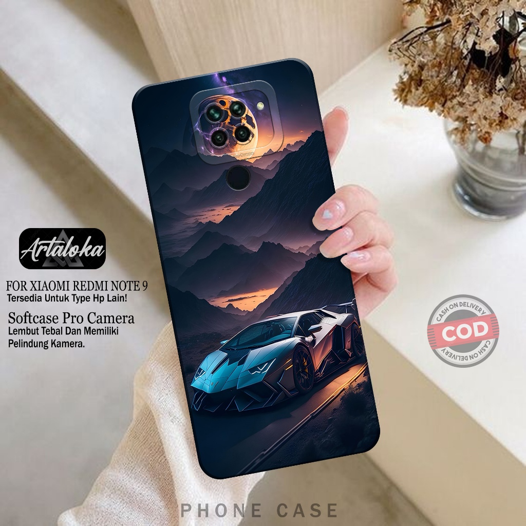 Softcase Hp Xiaomi Redmi Note 9 Fashion Case Mobil Case Xiaomi Redmi Note 9 Silikon TPU Pro Camera C