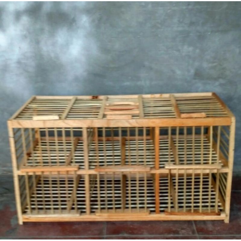Kandang burung Dara pintu 6 kesamping