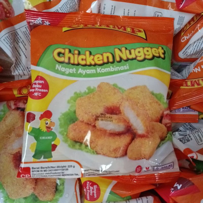 

CHAMP NUGGET AYAM / CHICKEN NUGGET 450g 225g