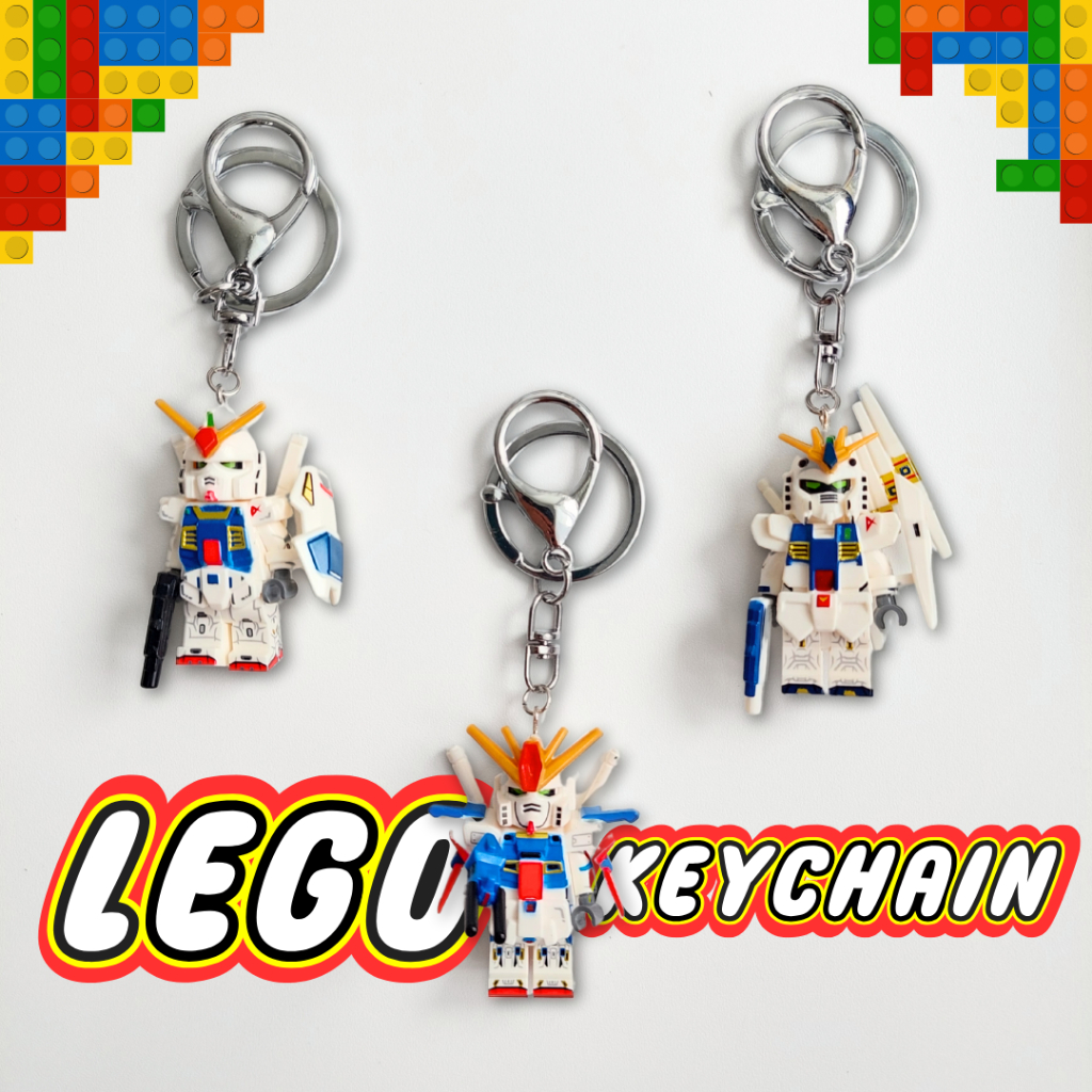 [Lalaluna] Mini Figure Keychain | Gantungan Kunci Mini Figure Profesi Gundam Dokter Polisi Marinir