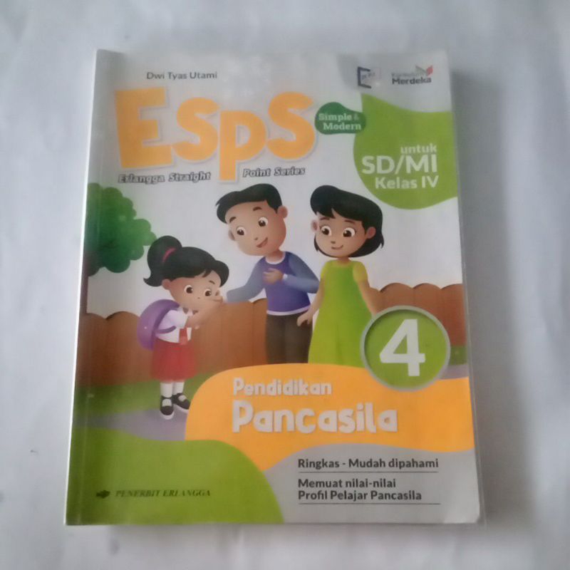 ESPS PENDIDIKAN PANCASILA SD KELAS 4 KUMER ERLANGGA