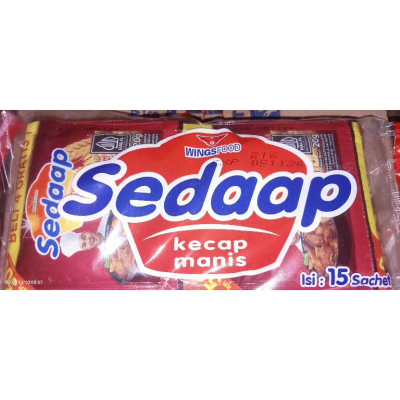 

kecap sedap pack isi 12 saset