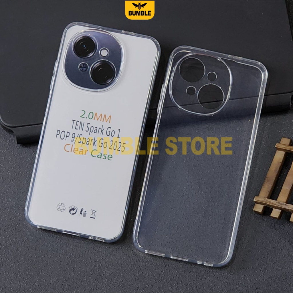 Bumble - Tecno Spark Go 1 Softcase Clear Case Bening 2.0mm Case Tecno Spark Go 1 CH-01