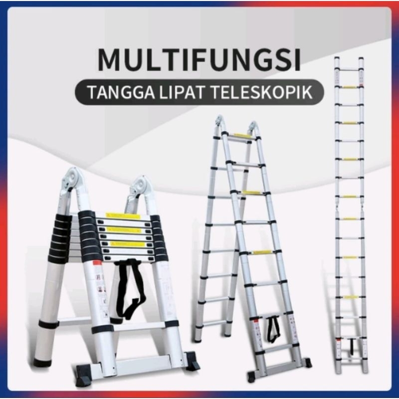Sunbloom Tangga Lipat Teleskopik Single & Double