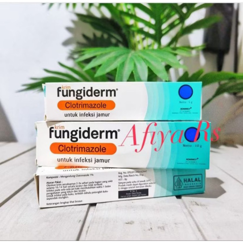 FUNGIDERM Clotrimazole Salep Infeksi Jamur Gatal | 10g |5g