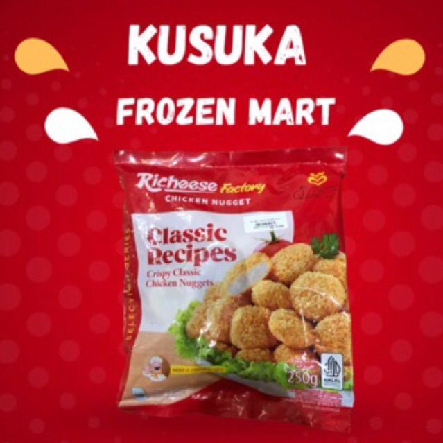 

RICHEESE FACTORY CHICKEN NUGGET CLASSIC RECIPES 250 gr