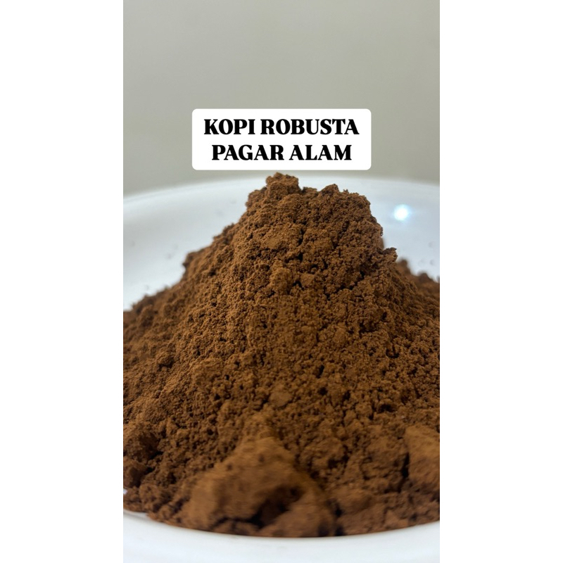 

KOPI ROBUSTA PAGAR ALAM BUBUK HALUS 200gr/Kopi Bubuk Halus/ Kopi Lampung