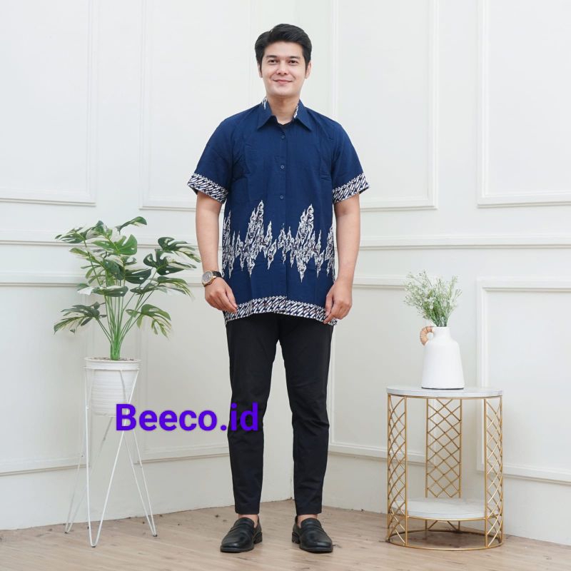 Beeco Hem pria batik rayon