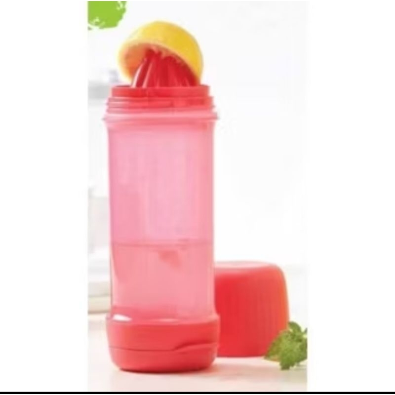 Promo Tupperware Infused To Go Eco Bottle  biru orange pink barbie kuning infuse water botol minum l