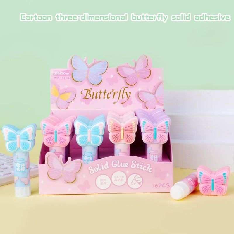 

WEIBO Stick Lem Kerta Karakter Butterfly