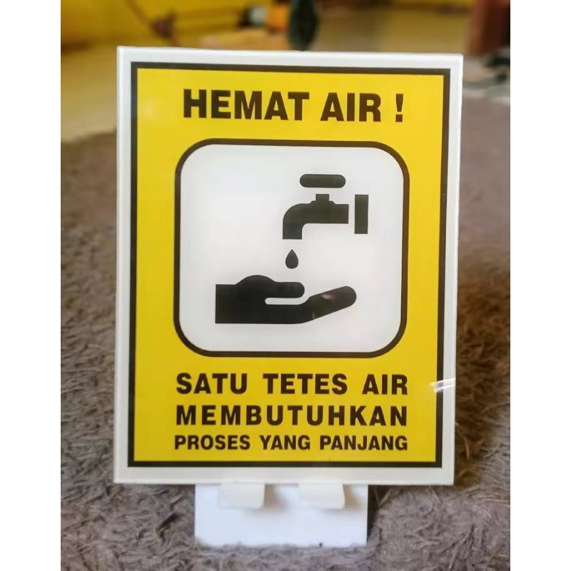 

Akrilik Sign Board Hemat Air