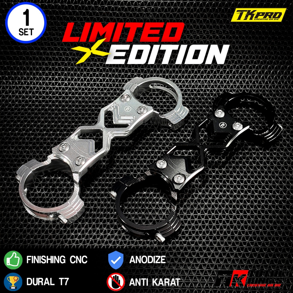 STABILIZER FORK GEMBOK SHOCK DEPAN RXKING RX KING X LIMITED EDITION BY TKPRO OFFICIAL