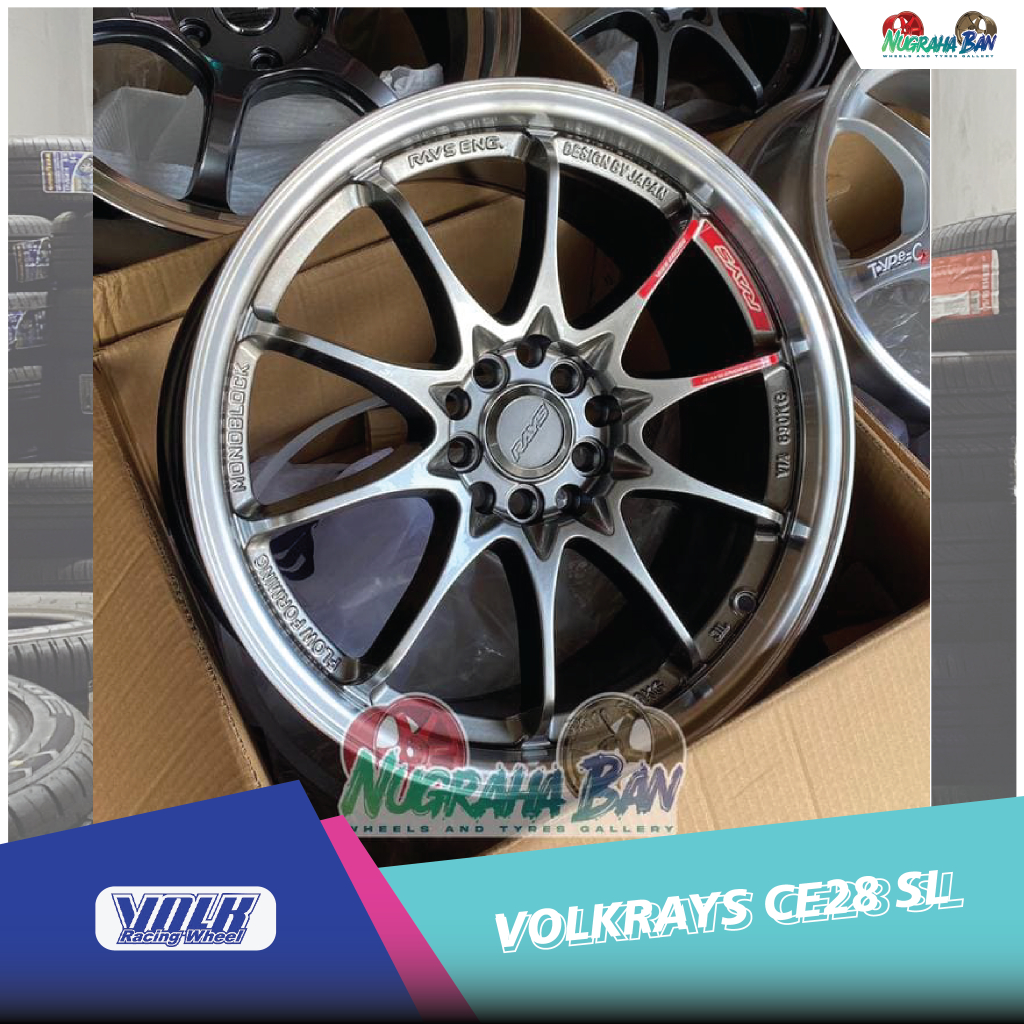 VELG MOBIL BARU VOLKRAYS CE28 SL R17. NUGRAHA BAN TOKO VELG DAN BAN CIANJUR