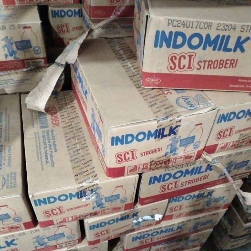 

INDOMILK SUSU STRAWBERY 190 ML 1 DUS ISI 24