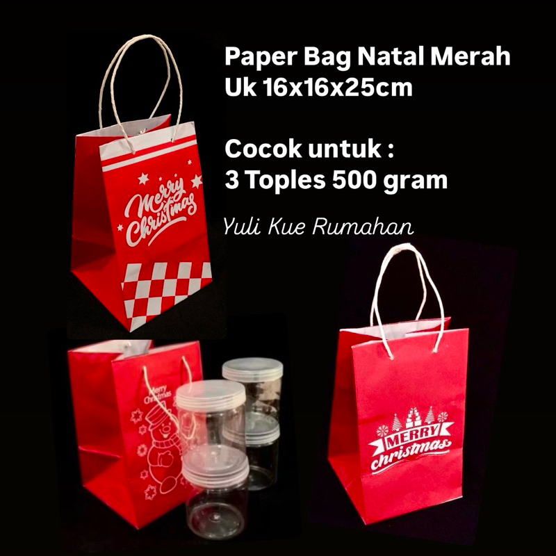 

Paper Bag Merah Uk 16x16x25cm