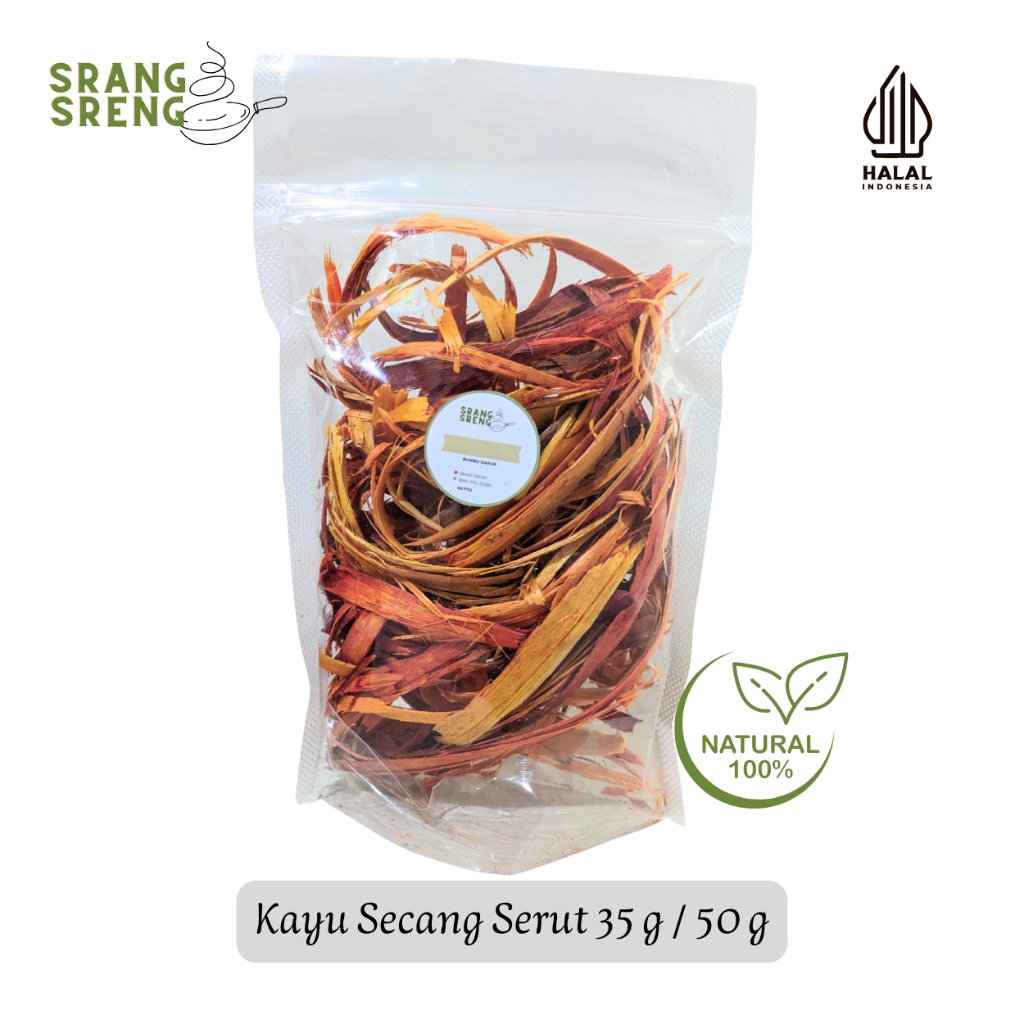 

Kayu Secang Serut 35 g & 50 gr | Sappanwood | Bumbu Rempah & Herbal Tradisional