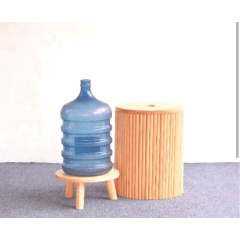 TEMPAT GALON AIR ESTETIK KAYU SOLID