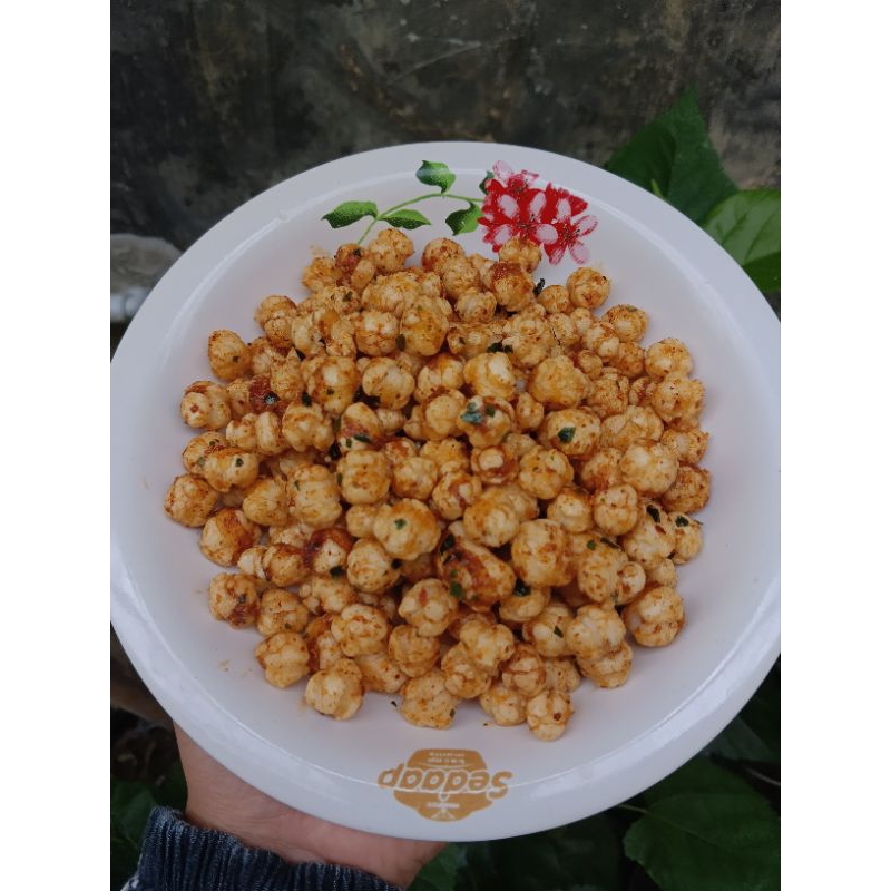 

Cemilan Pilus Cikruh pedas daun jeruk pouch ummamisnack