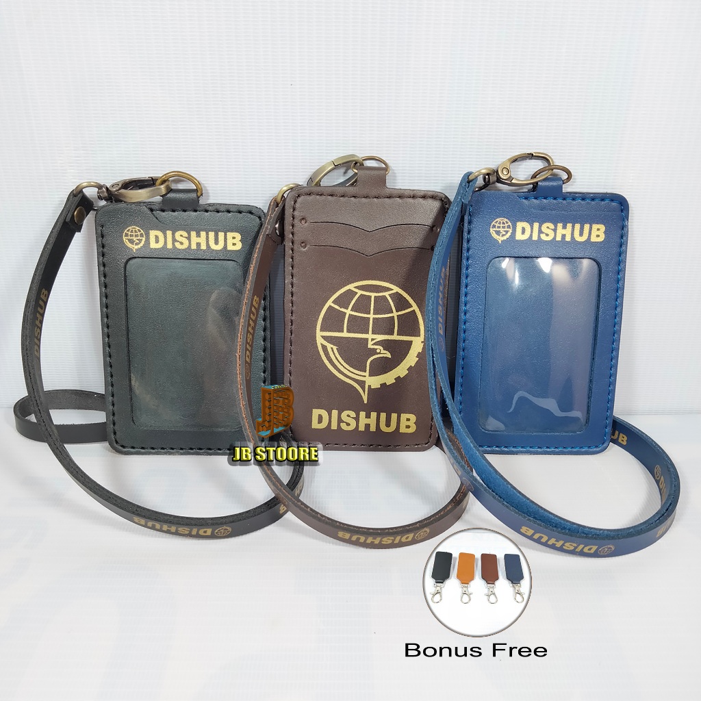 

Tempat Id Card DISHUB Kulit Gantung Kalung / Id Card Holder Dishub Kulit / Name Tag Holder dishub kulit