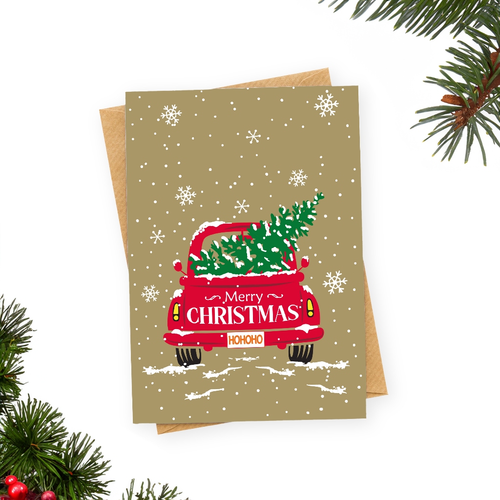 

Bukuqu C002 - Kartu Ucapan Natal - Christmas Card - X-mas