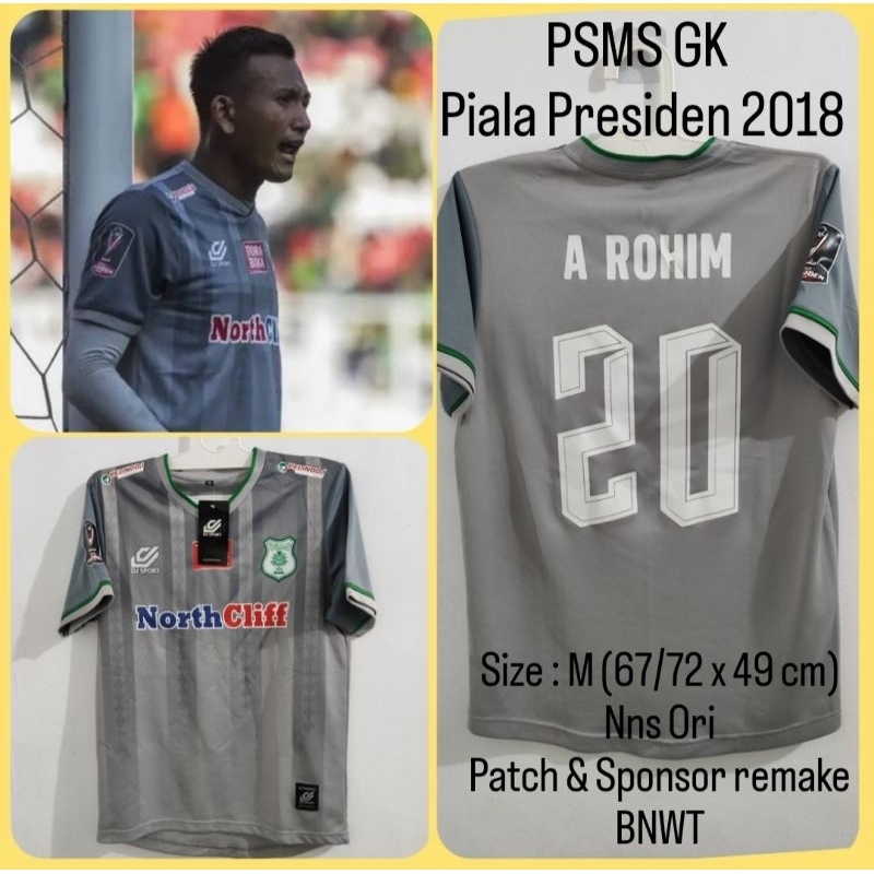 Jersey Original PSMS Medan GK 2018