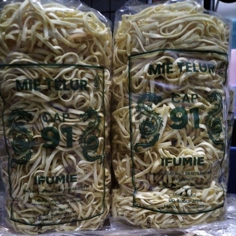 

IFUMIE Medan Cap 91/ MIE TELUR Asli medan
