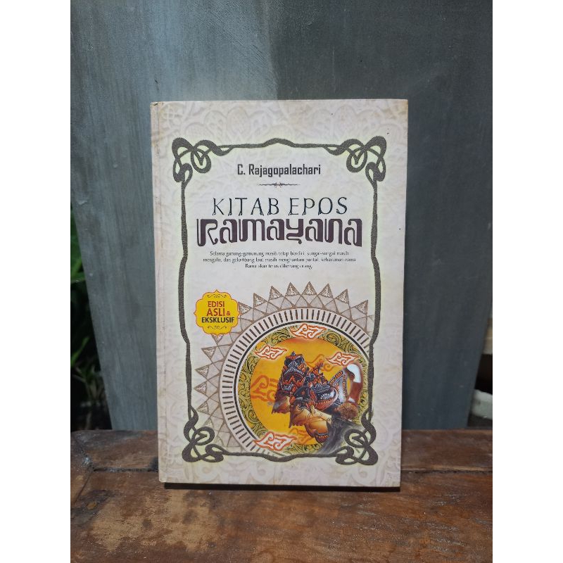 buku kitab epos ramayana