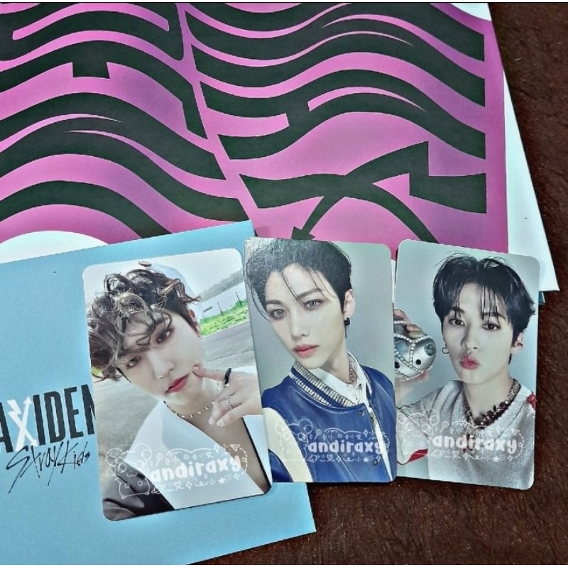 [ PHOTOCARD PC MAXIDENT STRAY KIDS SKZ ] han felix lee know