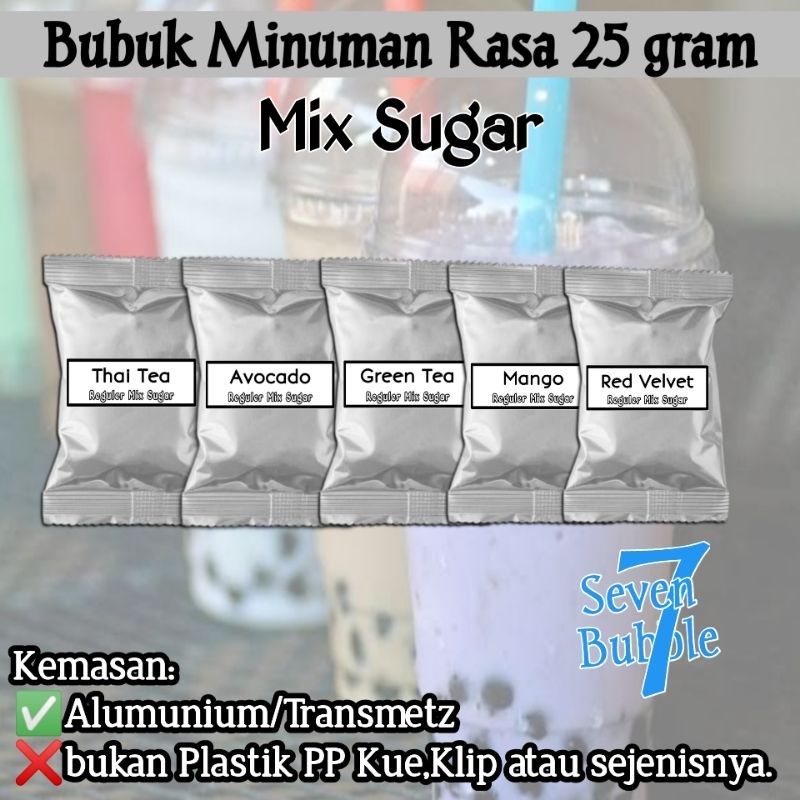 

Bubuk Minuman Rasa 25gr Serbuk Minuman Rasa Kekinian 25 gram Viral