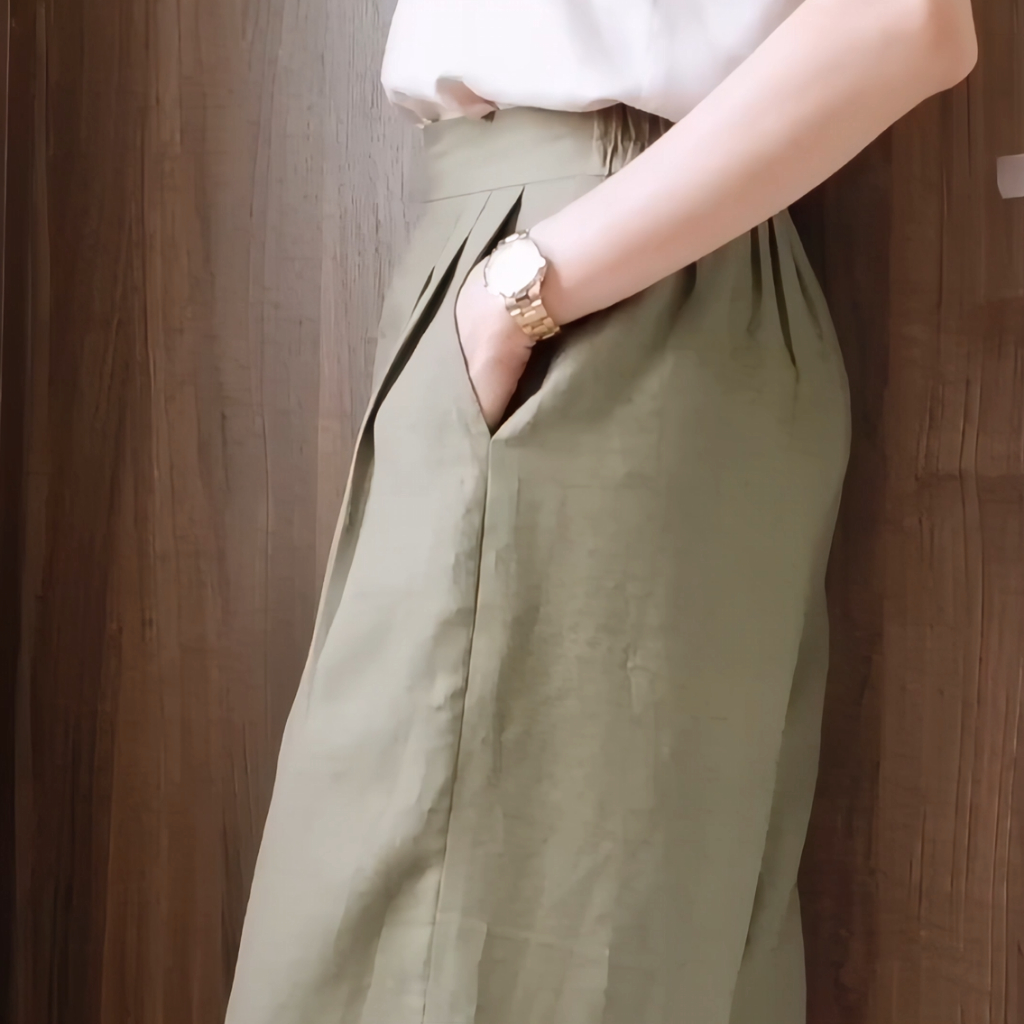 Kulot Celana Kerja Wanita Karina Daily Cullote Highwaist Korean Long Pant Bawahan Santai Kekinian